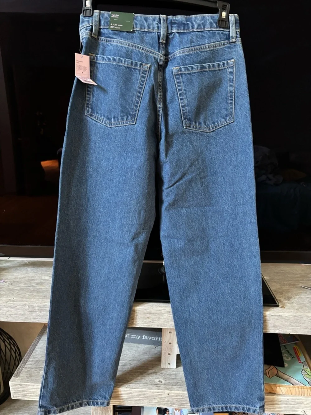 wild fable Blue Embroidered Patchwork Boyfriend Jeans - Picture 4 of 8